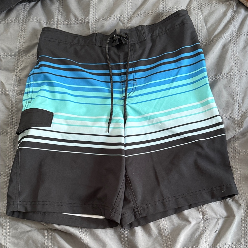 Men's Blue Gradient Swim Shorts
